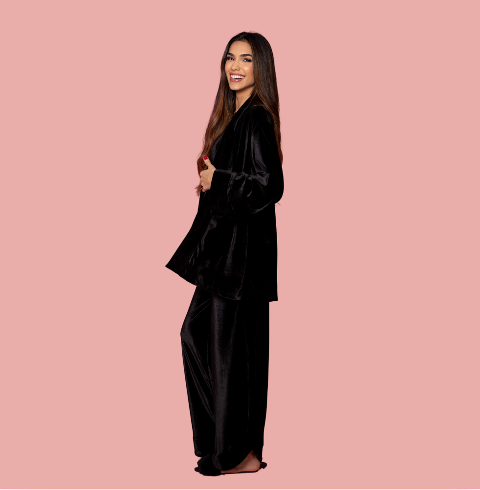 Kit Completo – 3 Peças (Kimono + Calça + Blusa)